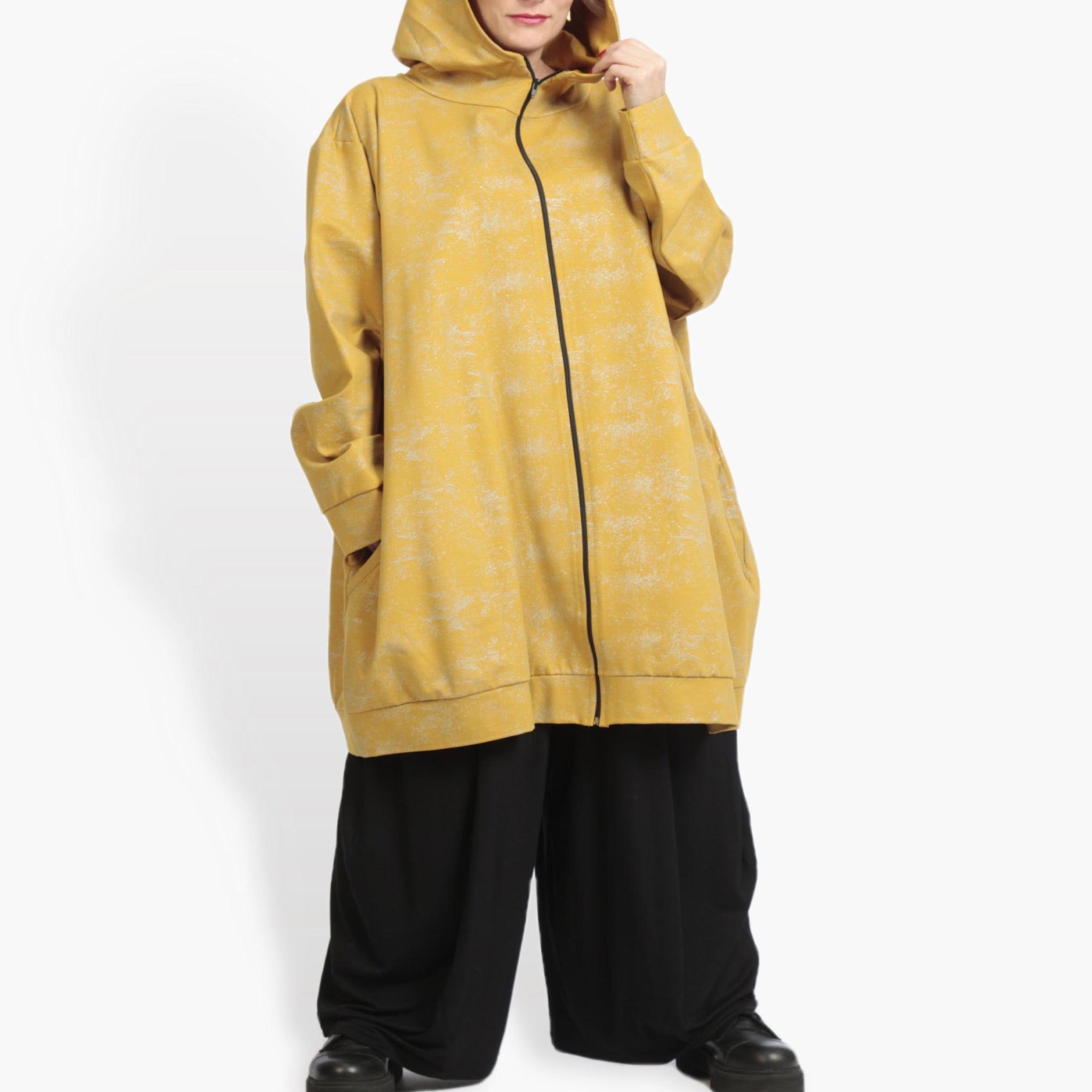  Ballonjacke von AKH Fashion aus Viskose, 0958.06819, Senf, Schick, Modern, Bequem